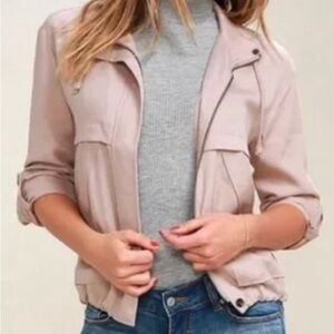 BB Dakota Halley Utility Jacket - Blush